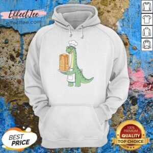 Good The Pancake Saurus Cute Funny Dinosaur hoodie optimized for showcasing vibrant colors and details.