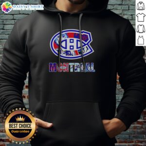Good Montreal Sports Teams Logos Hoodie featuring vibrant team logos and comfortable fit.