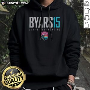 Nice San Diego Wave FC Byars 15 San Diego Wave FC National Women Soccer League Hoodie featuring vibrant team colors