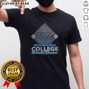 Original UCLA Bruins 2026 Women'S College World Series Oklahoma City Shirt displayed on a hanger