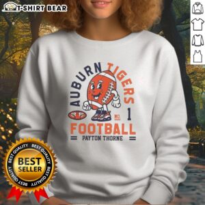 Original Payton Thorne Auburn Tigers Football No 1 Sweatshirt featuring vibrant team colors and logo