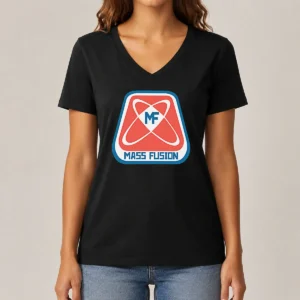 Funny Mass Fusion V-Neck Shirt