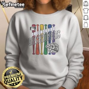 Premium Greensboro Grasshoppers Mlb sweatshirt displayed in a vibrant setting