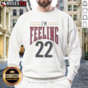 Nice Cleveland Cavaliers I'M Feeling 22 Basketball Team NBA Logo Sweatshirt showcasing vibrant team colors