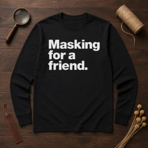 Pretty Masking For A Friend Long Sleeve Shirt