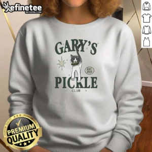 Top Nine Garys Pickle Club Est 2025 Sweatshirt