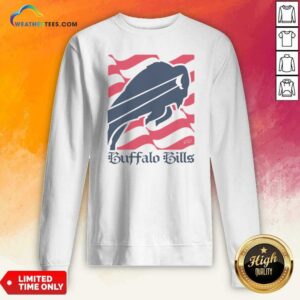 Buffalo Bills American Heritage Wordmark sweatshirt optimized for showcasing the vibrant team spirit.