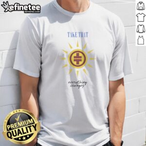 Original Take That Everything Changes Vintage t shirt featuring a classic design and soft fabric.
