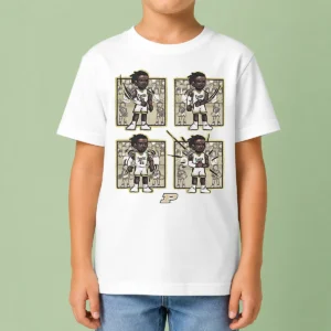 Pretty Basketball Purdue The Lance Dance Lance Jones Kids T-Shirt