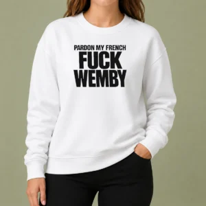Hot Victor Wembanyama San Antonio Spurs Pardon My French Basketball Slogan Typography Sweater