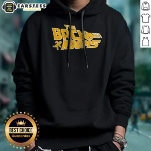Official The Back Rooms Hoodie in black with front pocket and adjustable drawstring hood