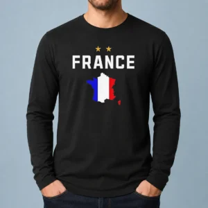 Nice France Flag Soccer Long Sleeve Shirt