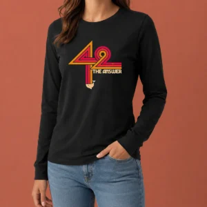 Pretty The Hitchhiker'S Guide To The Galaxy 42 The Ultimate Answer Long Sleeve Shirt