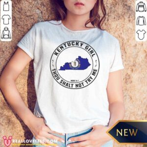 Awesome Kentucky Girl Kentucky Girl Thou Shalt Not Try Me Mood 24 7 v neck optimized, featuring a vibrant design.