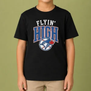 Hot Toronto Blue Jays Flyin High Logo Kids T-Shirt