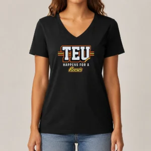 Hot Teu Happens For A Reese'S V-Neck Shirt