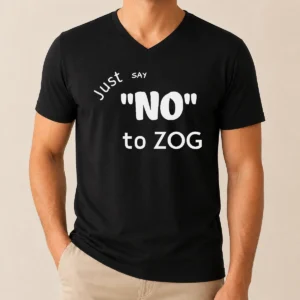 Awesome Randy Weaver Just Say No To Zog V-Neck Shirt