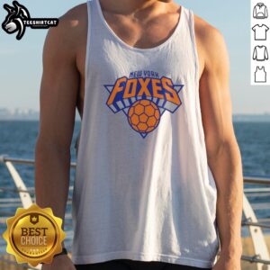 Nice New York Foxes New York Knicks Logo Tank top featuring a vibrant team logo