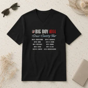 Original Big Boy 4014 Tour America 250th Train Cross Country Tour V-Neck Shirt