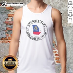 Hot Georgia Girl Thou Shalt Not Try Me Mood 24 7 Map Tank Top, perfect for showing off your southern pride.