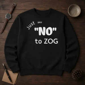 Top Randy Weaver Just Say No To Zog Sweater