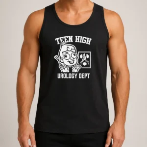 Funny Teen High Urology Dept Cartoon Doctor Tank Top