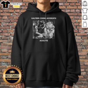 Nice Kaltbruching Acdeath Acolyte Hoodie featuring a unique graphic design and comfortable fit.