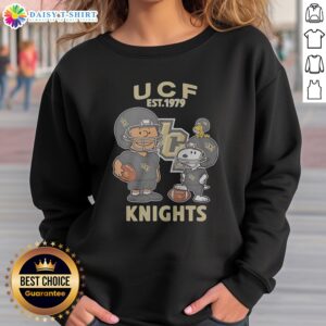 Pretty The Peanuts UCF Knights Football Est 1979 Sweatshirt in black, featuring bold team logo and established year print