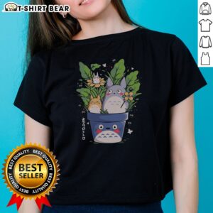 Pretty Spirits Garden Ladies Shirt featuring a vibrant floral design on a soft fabric.