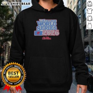 Original Ole Miss Rebels Baseball 2026 NCAA College World Series Hoodie displayed on a neutral background