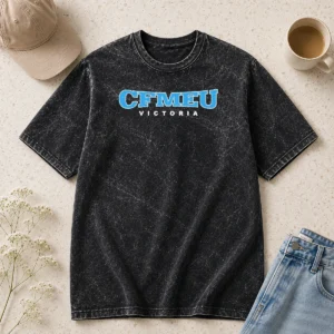 Awesome Cfmeu Victoria Blue Logo Washed T-Shirt