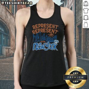 Nice A Tribe Called Quest X New York Knicks Represent Tank top in black with bold graphic print