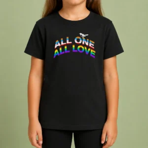 Nice All One All Love LGBTQ Kids T-Shirt