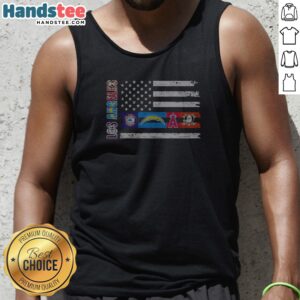 Official Los Angeles Sport Teams Lakers Dodgers Rams Kings Los Angeles USA Independence Day Tank Top
