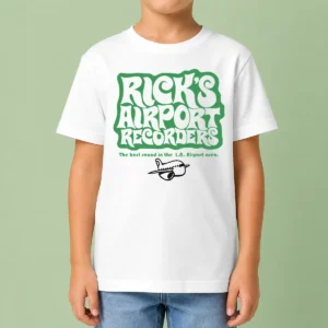 Funny Tom Petty Rick'S Airport Recorders The Best Round Kids T-Shirt