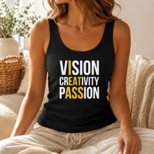 Happy Nice Vision Creativity Passion I Eat Ass Funny Tank Top