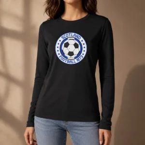 Hot Scotland Football 1873 Vintage Long Sleeve Shirt showing classic design and comfortable fit