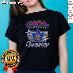 Original Toronto Marlies 2026 Eastern Conference Champions American Hockey League Ladies Shirt on ladies shirt