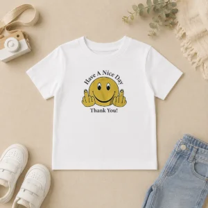 Original Smiley Face Have A Nice Day Thank You Kids T-Shirt
