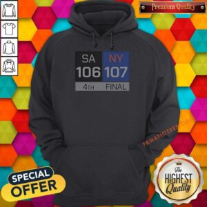 Premium Nice San Antonio Spurs Vs New York Knicks Final Score Hoodie