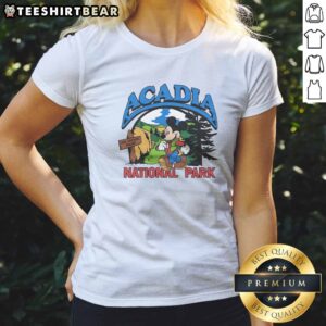 Official Mickey Mouse Acadia National Park Ladies Shirt featuring a vibrant design and comfortable fit