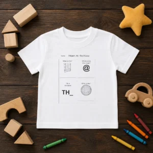 Official Paper At The Disco Educational Worksheet Parody Kids T-Shirt