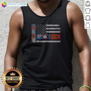 Nice Oklahoma Sport Teamsthunder Tulsa Oilers State Cowboys Sooners USA Independence Day Tank Top