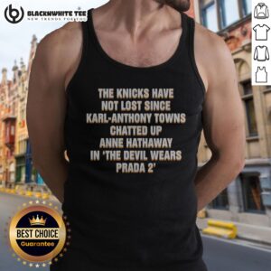 Nice The Devil Wears Prada 2 The Knicks Have Not Lost Since Karl Anthony Tank Top featuring vibrant graphics
