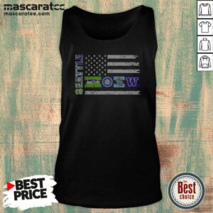 Good Seattle Sport Teams Seahawks Mariners Kraken Washington Huskies USA Independence Day Flag Tank Top