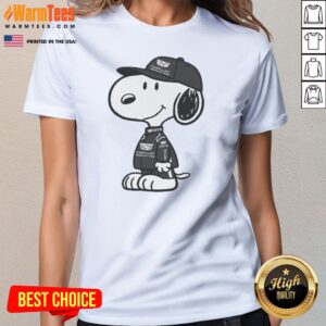 Nice Snoopy Gadillac Formula 1 Team Ladies Shirt