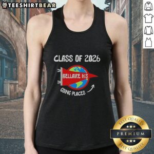 Hot Bellaire High School Class of 2026 tank top showcasing school pride and future aspirations for graduates.