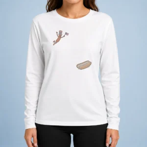 Good Hotdog Freedom Dive Meme Long Sleeve Shirt
