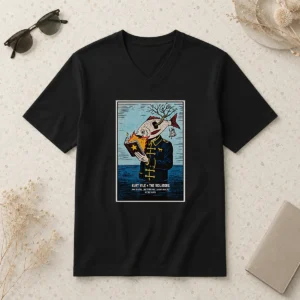 Hot Kurt Vile And The Violators 6 21 2206 Asbury Park Nj V-Neck Shirt