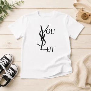 Premium Ysl You Slut Parody Kids T-Shirt